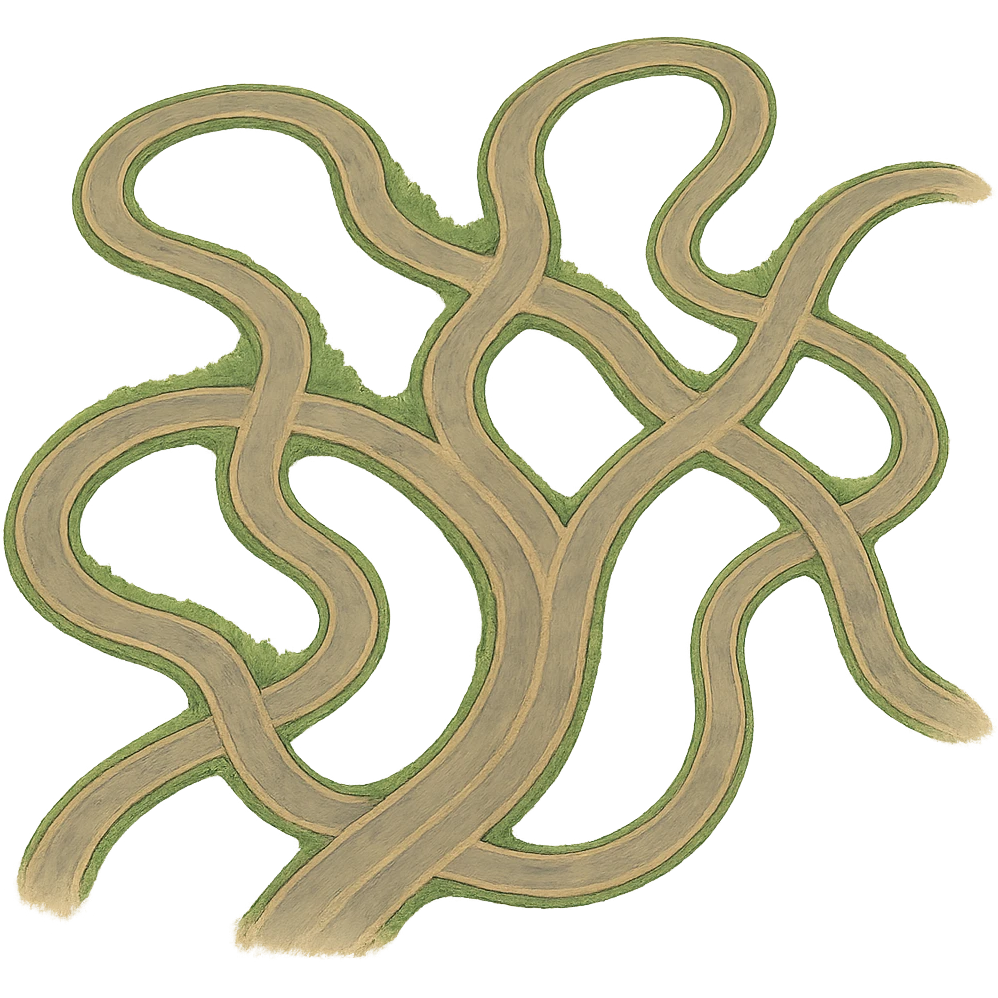 road network emoji