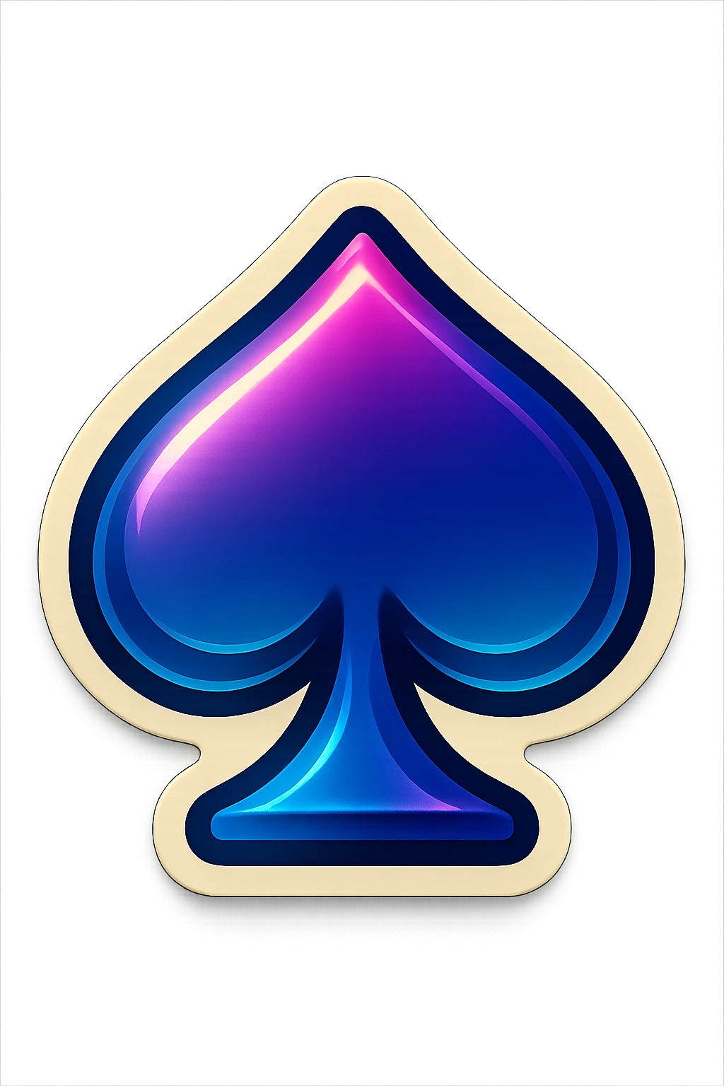 render a playing card back design for PCU emoji
