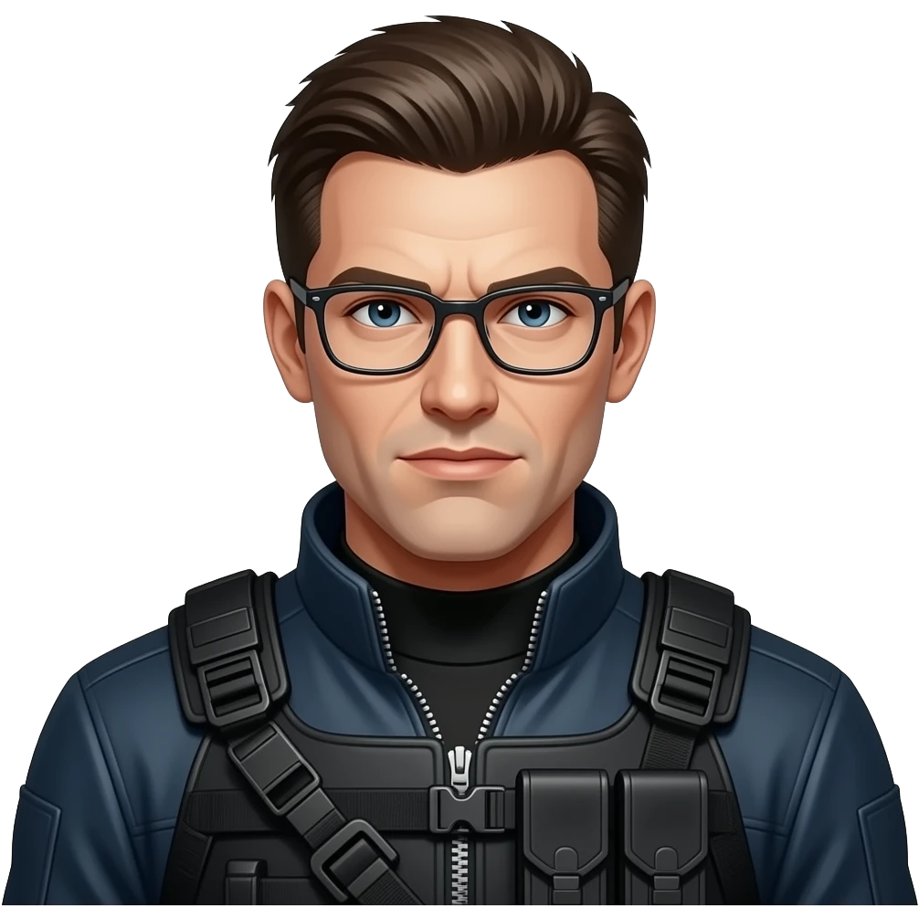 Vesker, Resident evil в очках и костюме из игры emoji