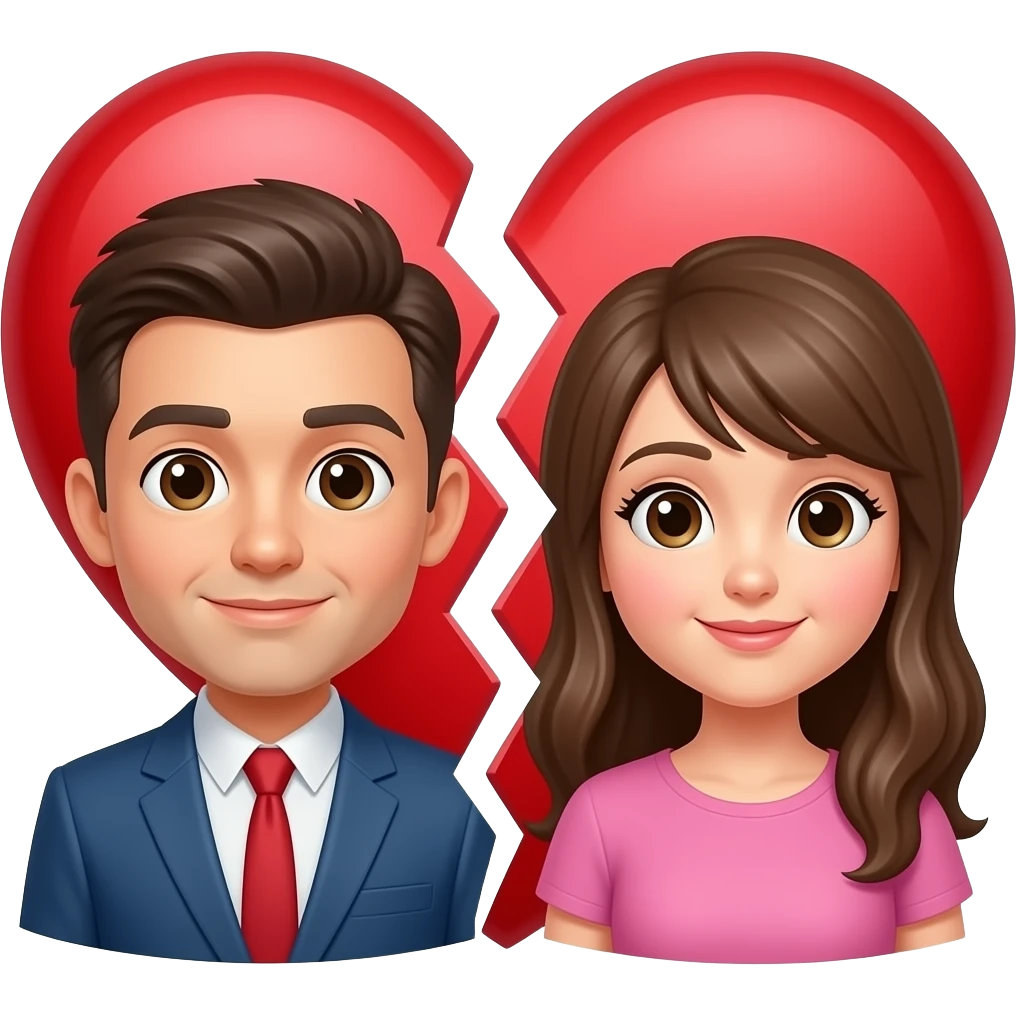 Broken relationship emoji
