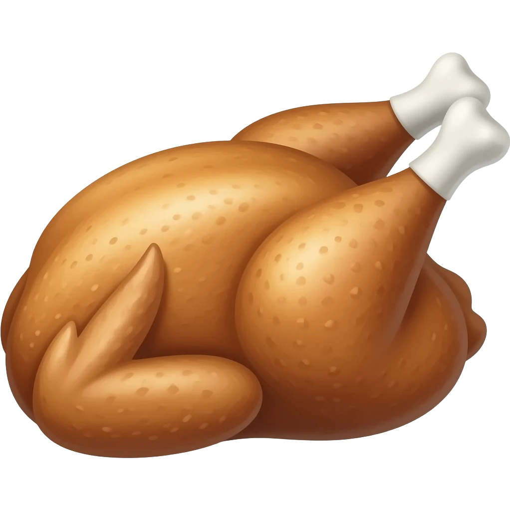 Roast chicken emoji