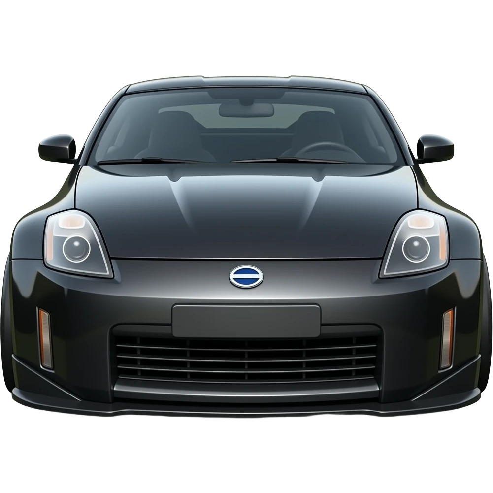 Full black 350z drifting emoji