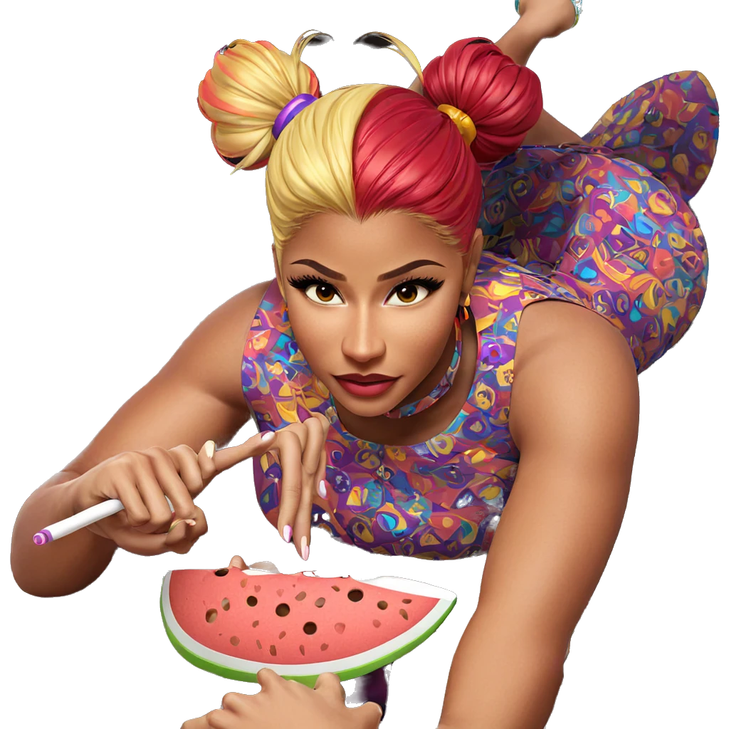 girl in colorful dress emoji
