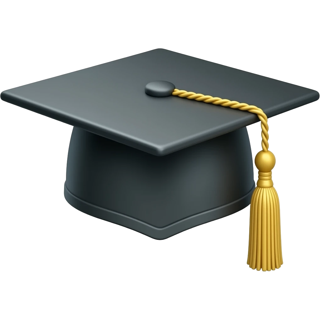 GRADUATION HAT emoji