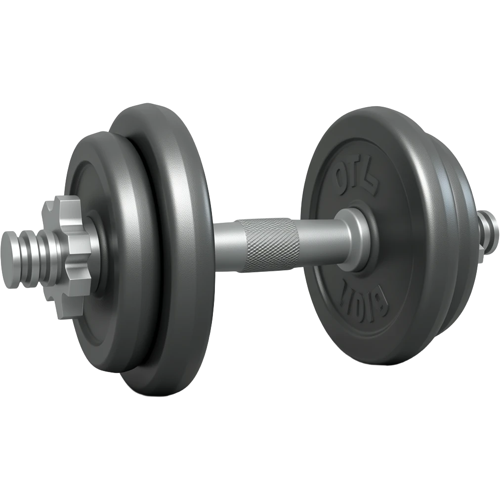 training analysis with dumbell emoji