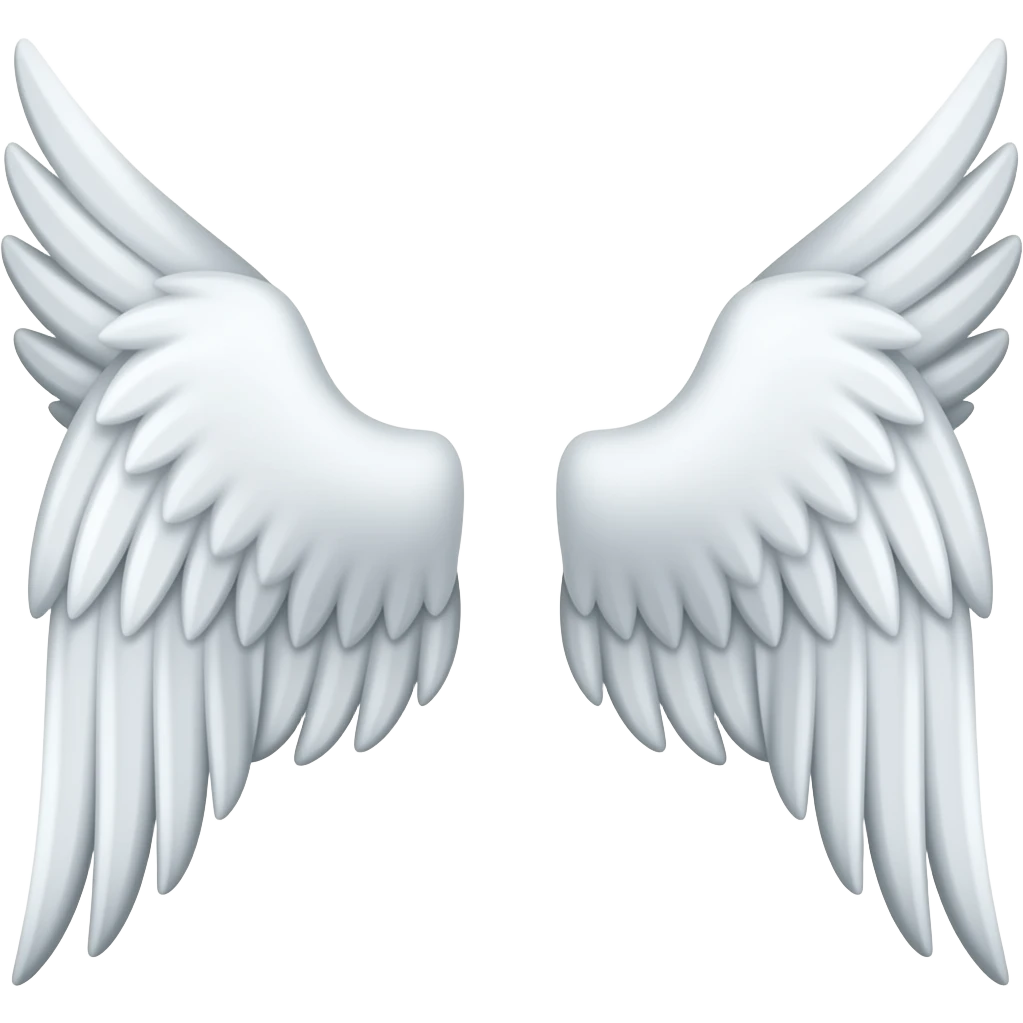 Two wings emoji