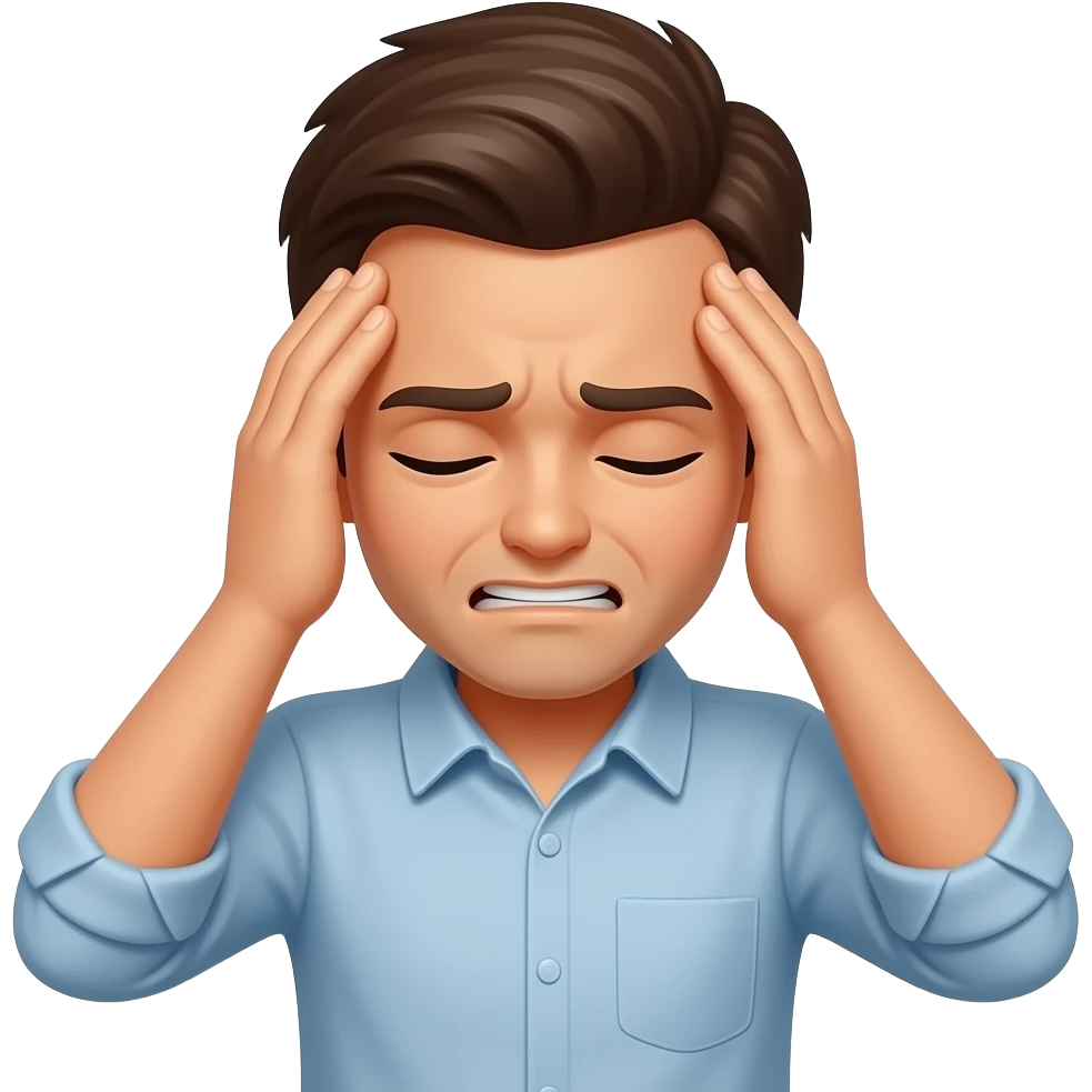 Headache emoji