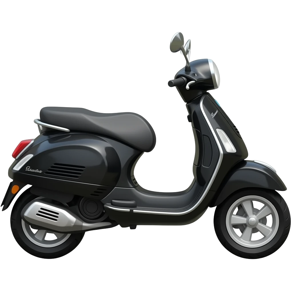 black moped emoji