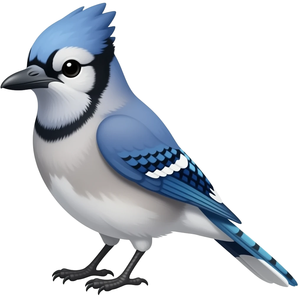 Bluejay emoji