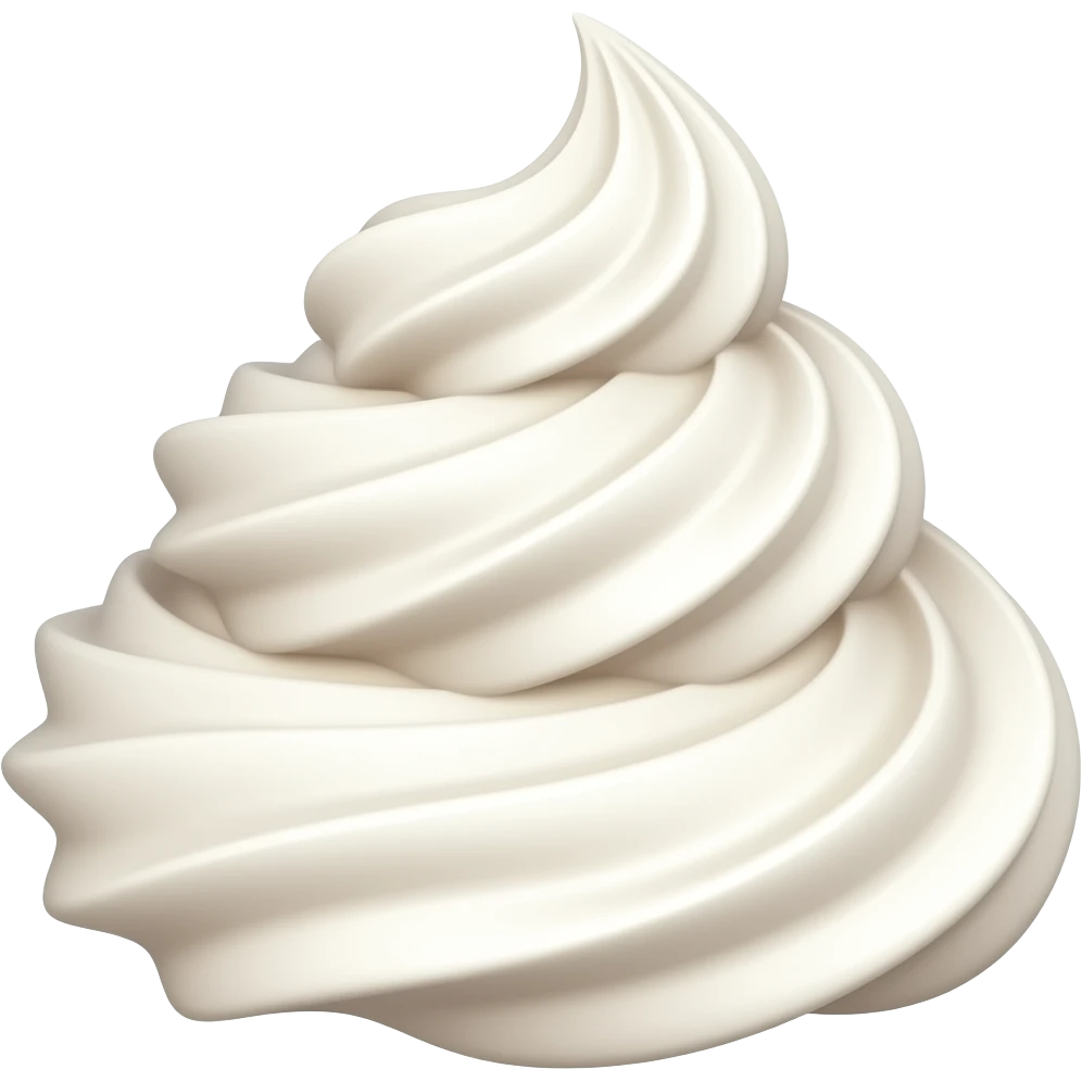 Whipped cream emoji