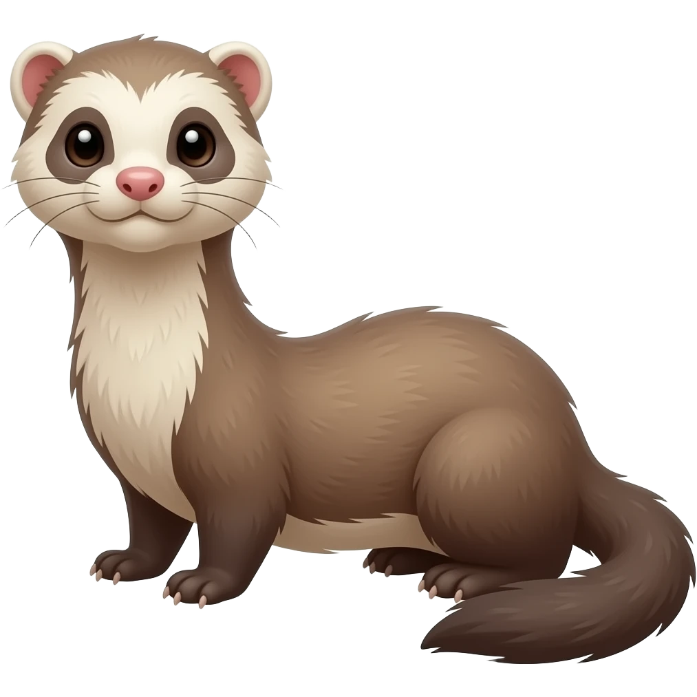 Cartoon ferret emoji