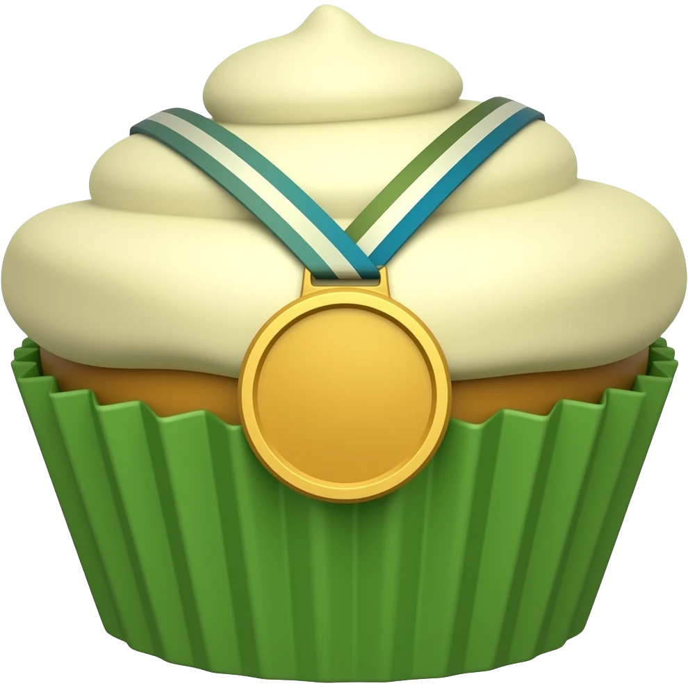 green muffin winner emoji