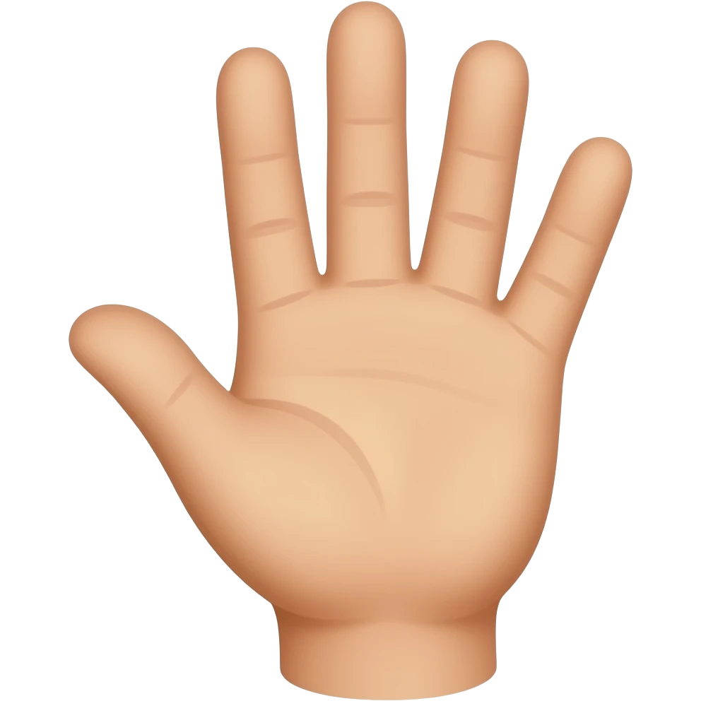 Donate hand emoji