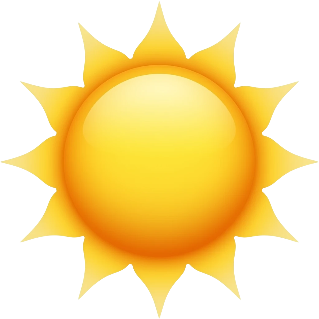 Sun in a spiral emoji