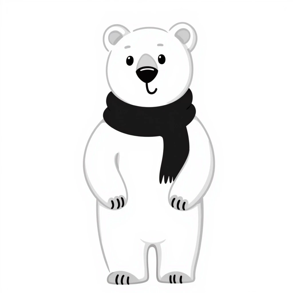 Polar bear emoji