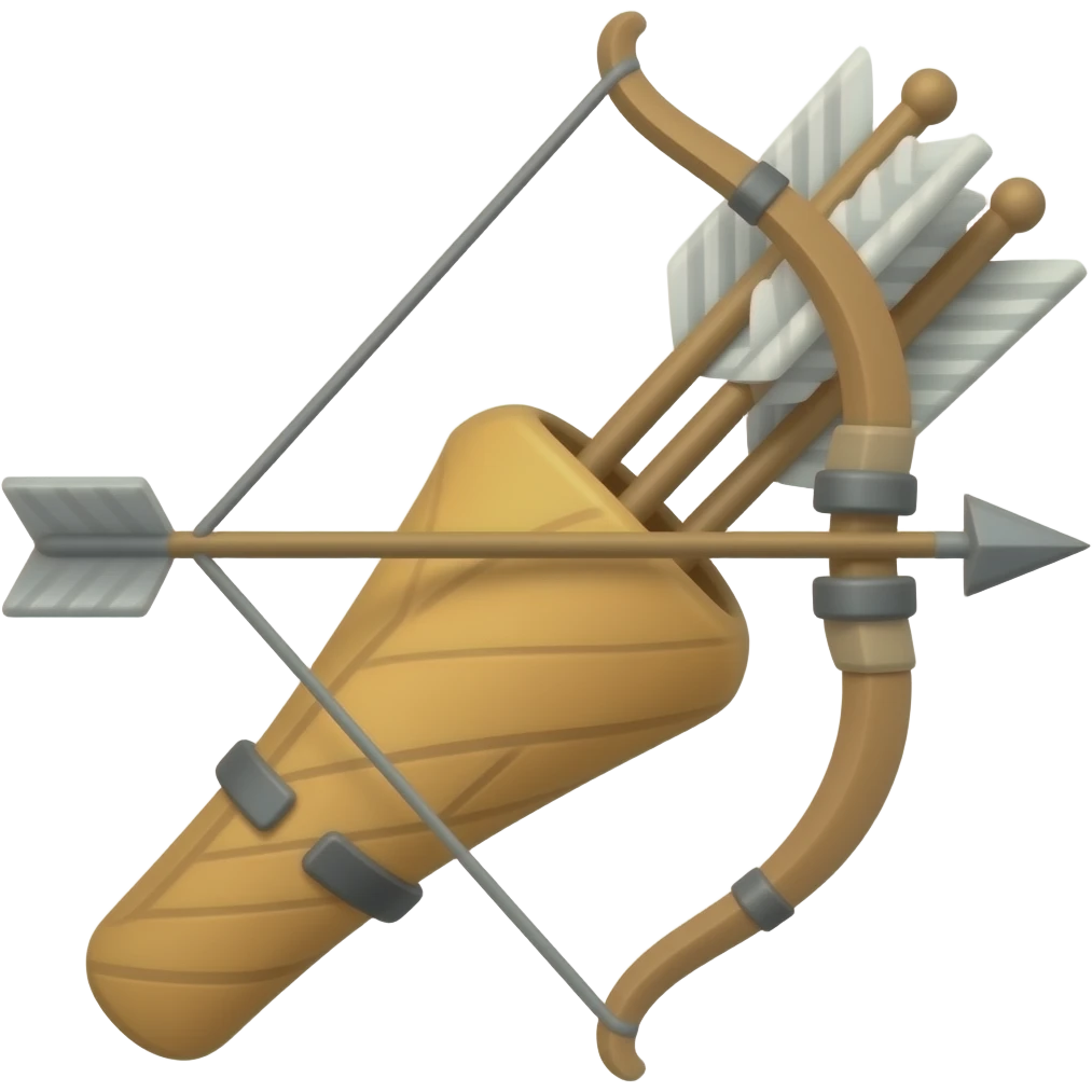 Bow and arrow emoji