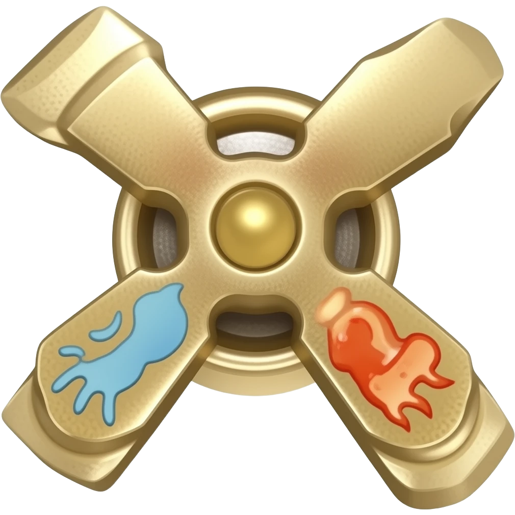 Water en vuur vechten levr emoji