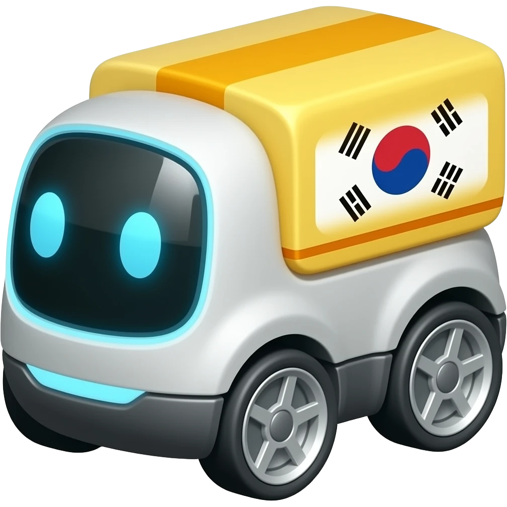 Korean delivery robot emoji