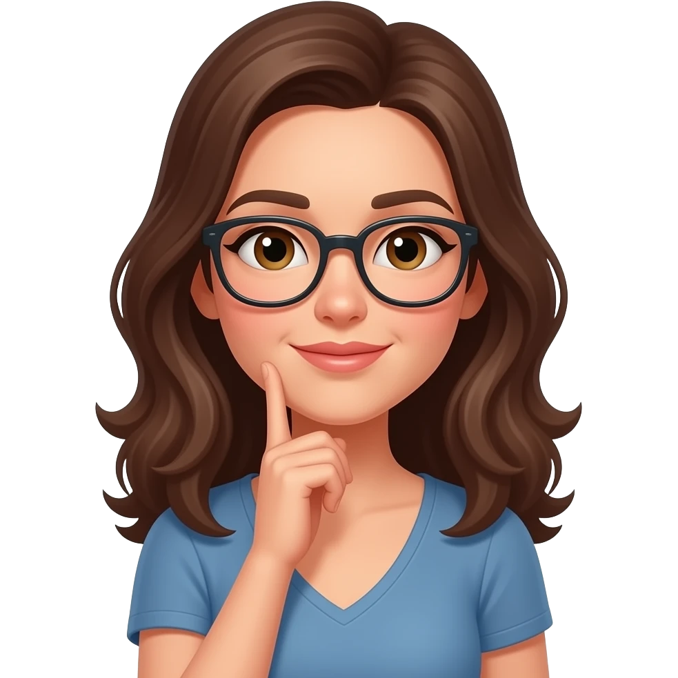 pensativa mujer emoji