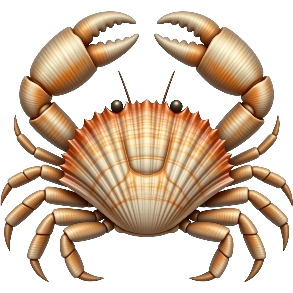 Skeleton made out of crabs emoji