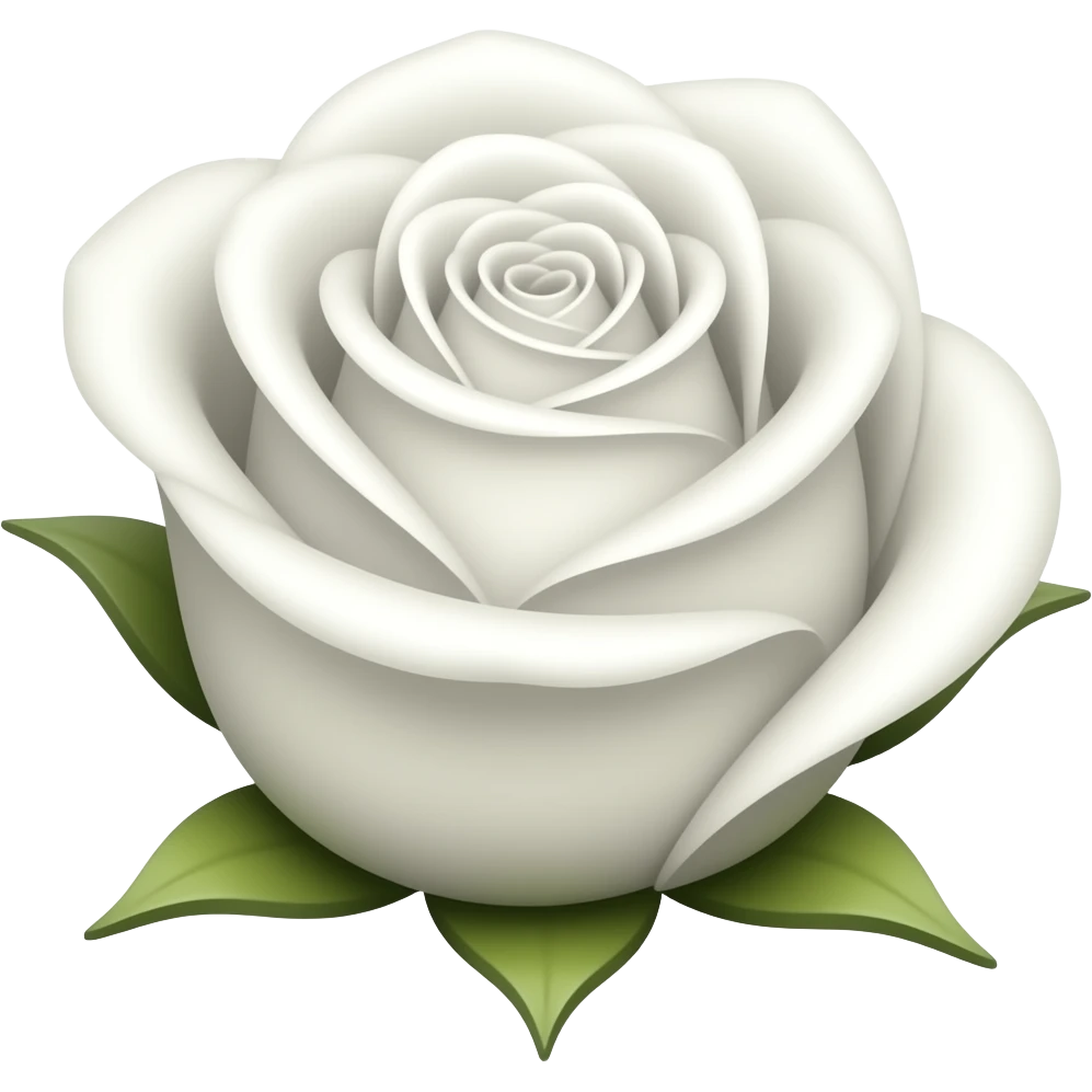 Dead White rose emoji
