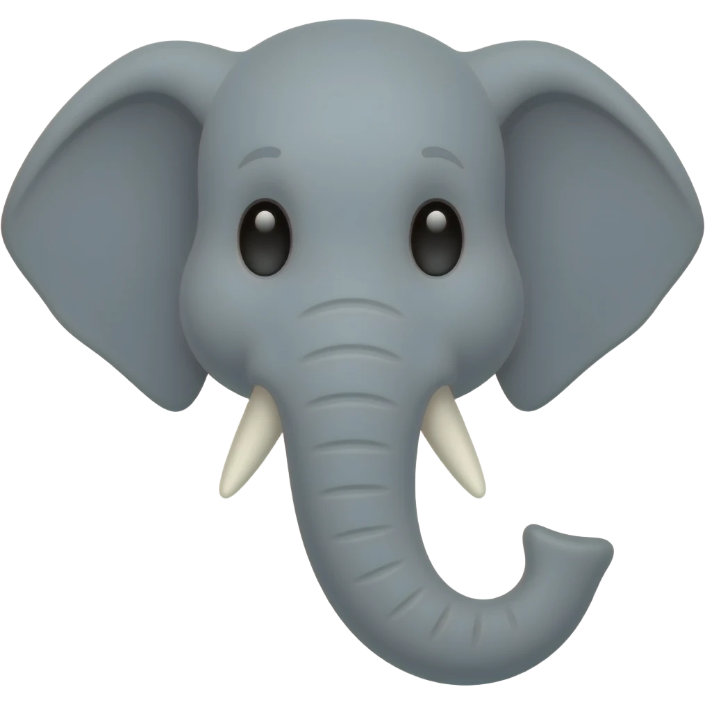 elephant single tooth only tooth emoji