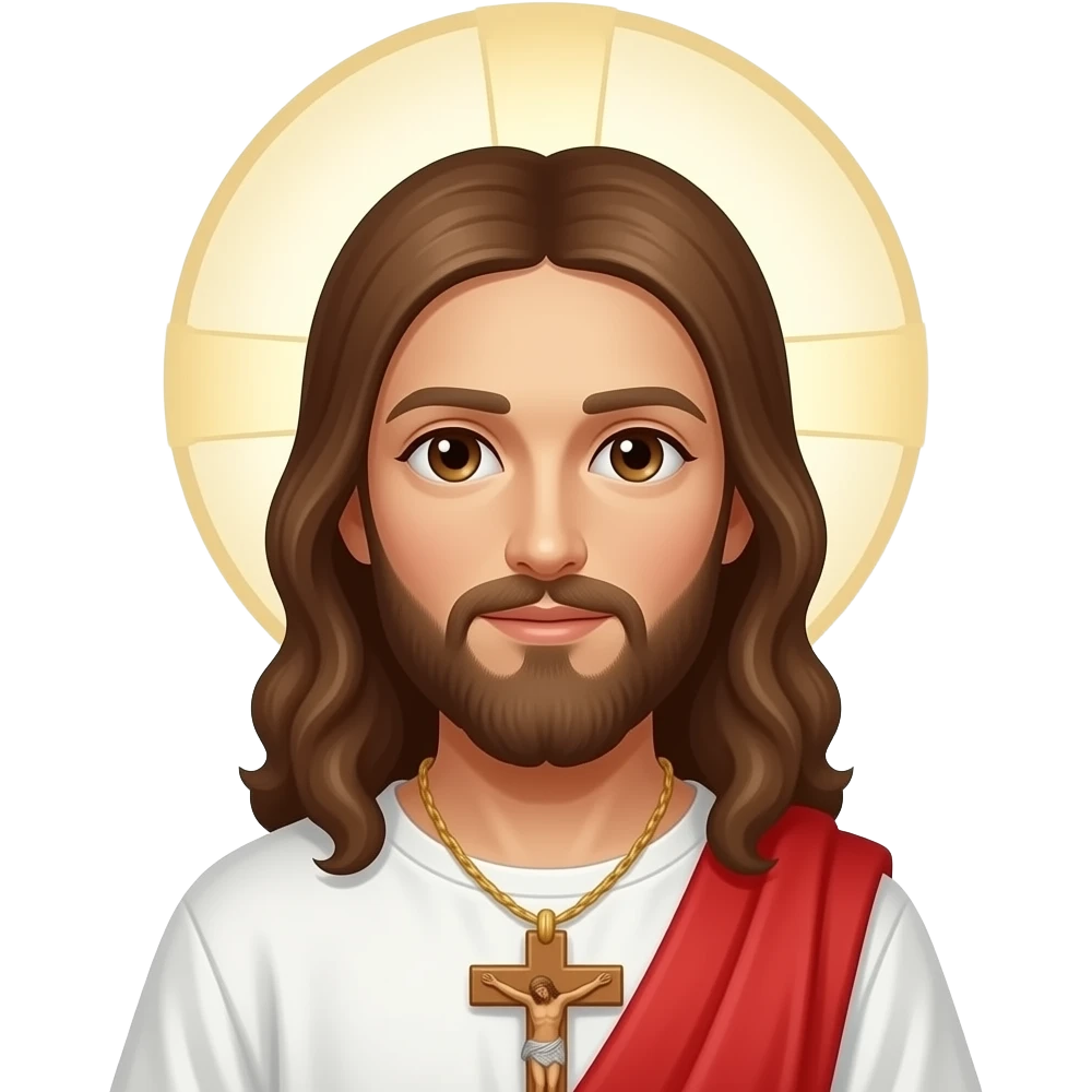 Jesus on cross emoji