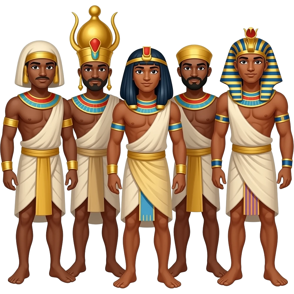 Egyptian slaves from biblical times emoji