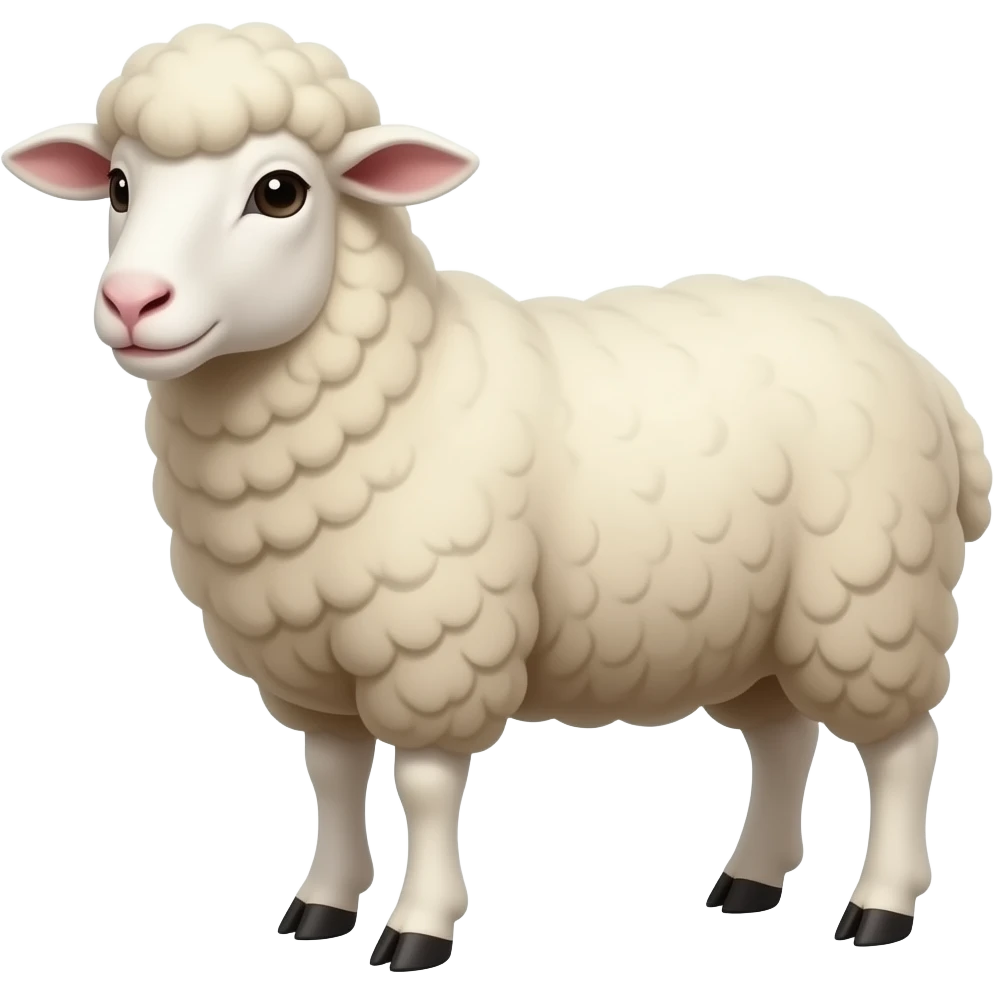 está oveja pero de frente emoji