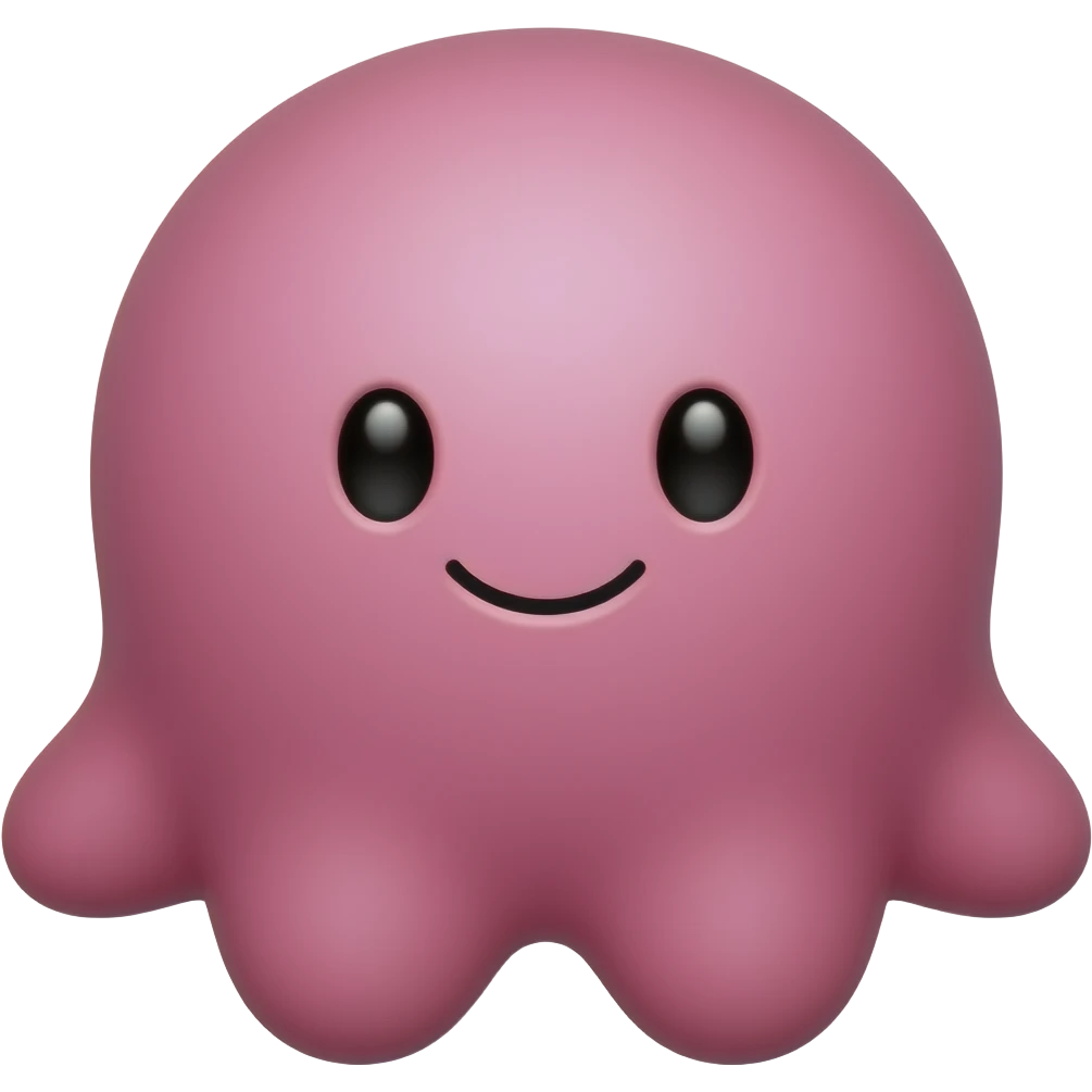 The word "Ditto" as an emoji emoji