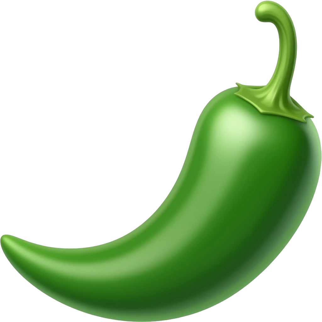 Hari mirchi emoji
