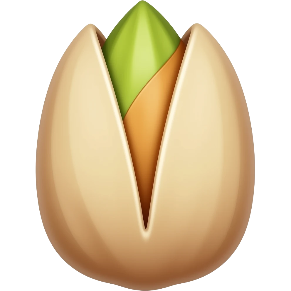 Pistache décortiquée emoji