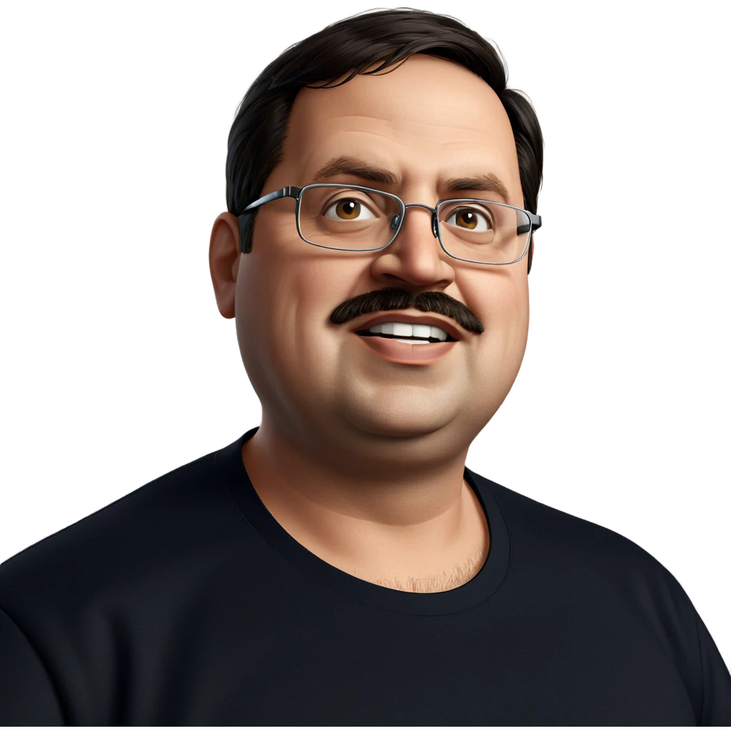 male with glasses and mustache emoji