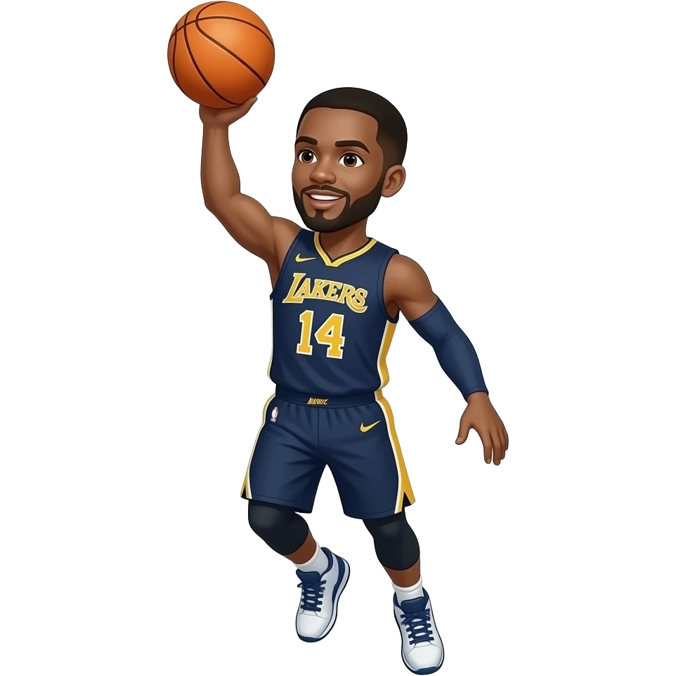 Lessor dunking against Fall emoji