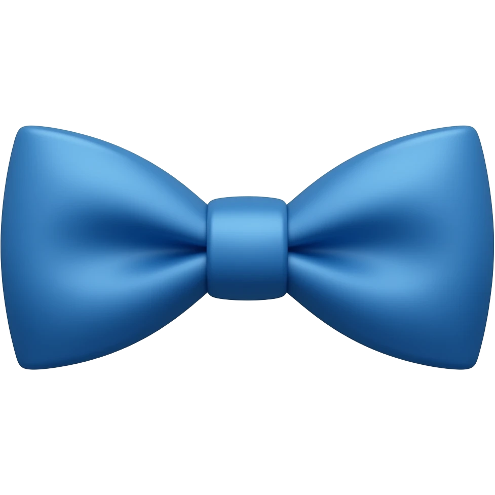 lazo coquett  azul emoji