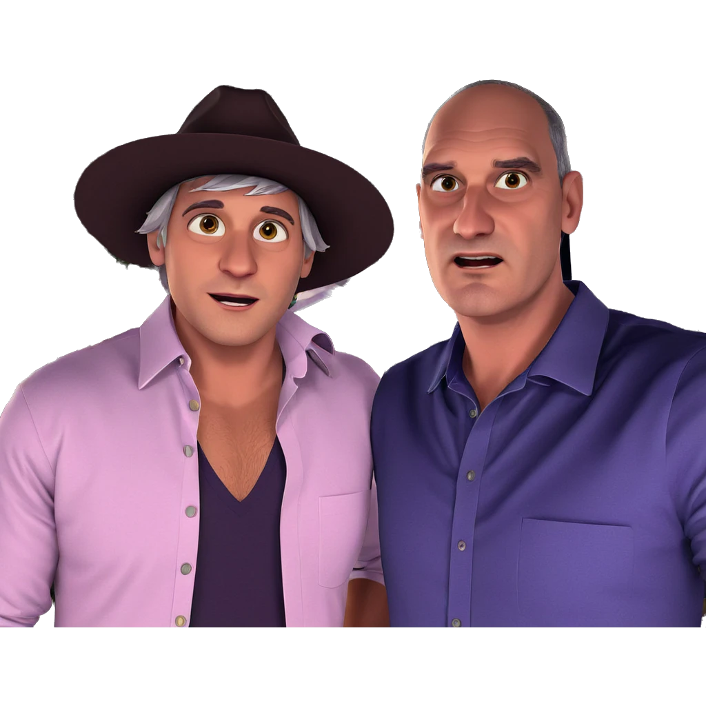 boys at night under tree emoji