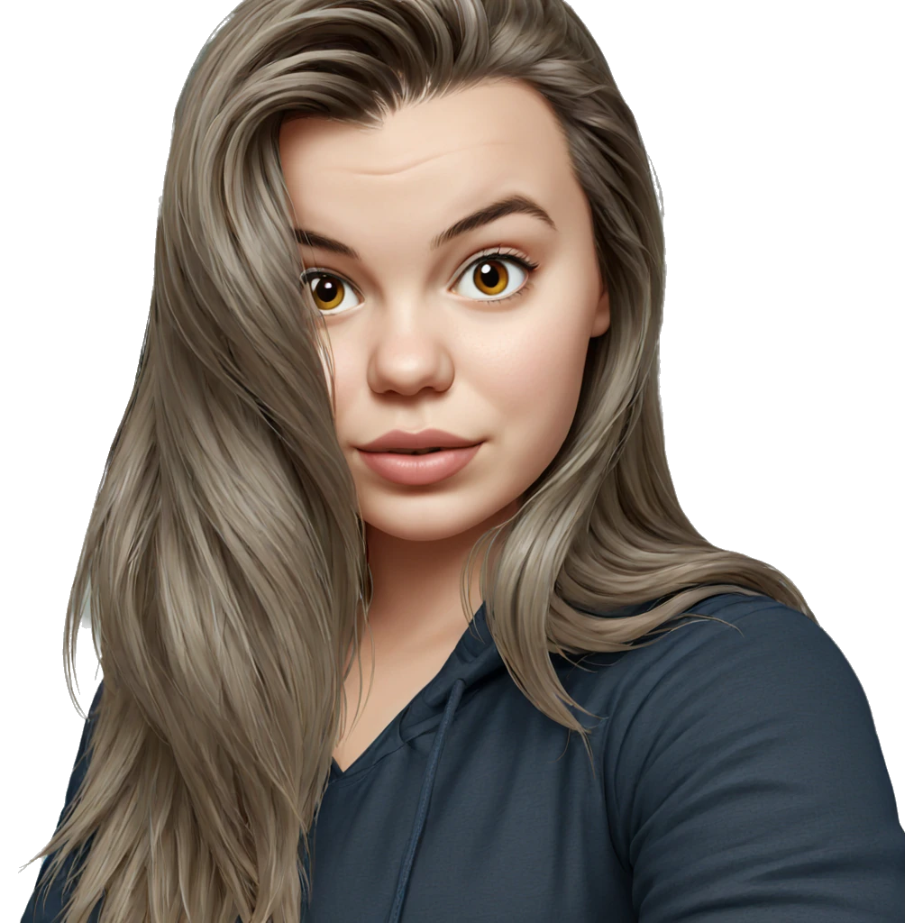 realistic portrait of girl emoji