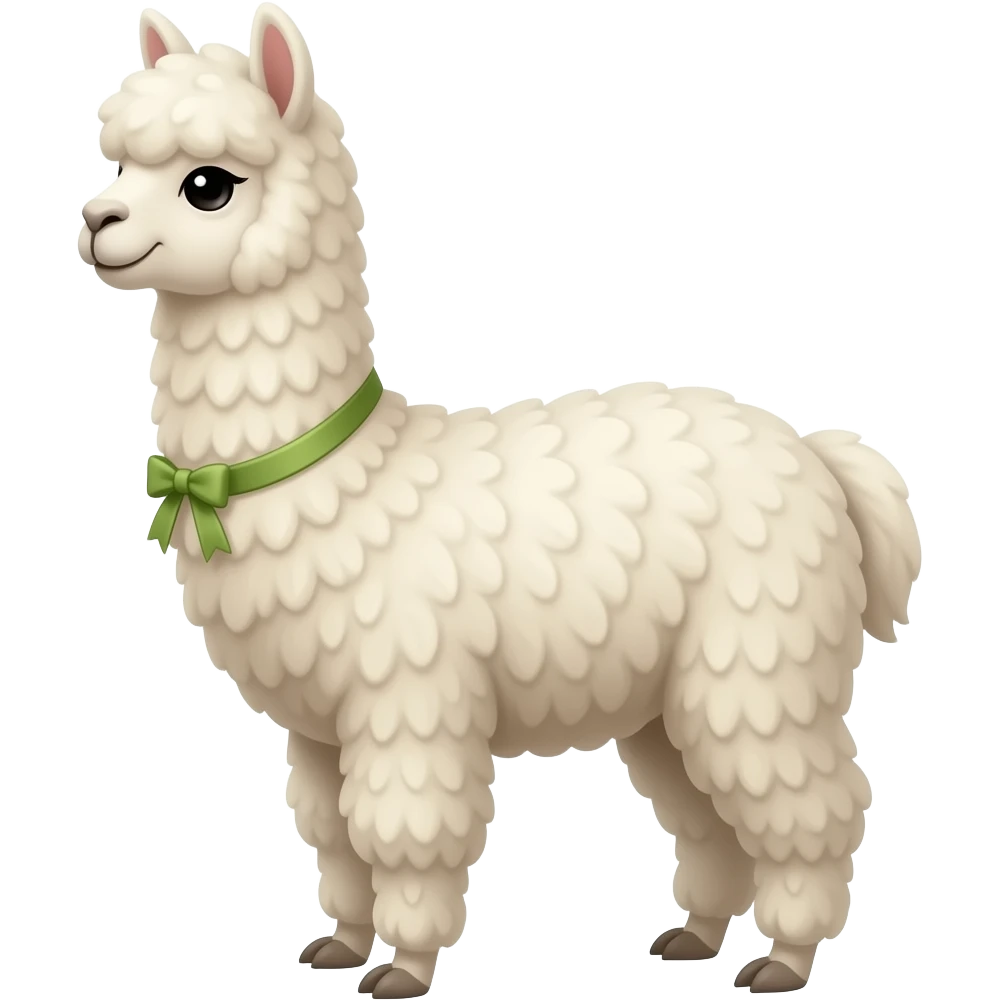 Alpaca for easter emoji