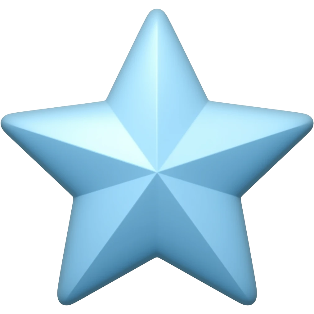 make the star blue, light blue if you will emoji