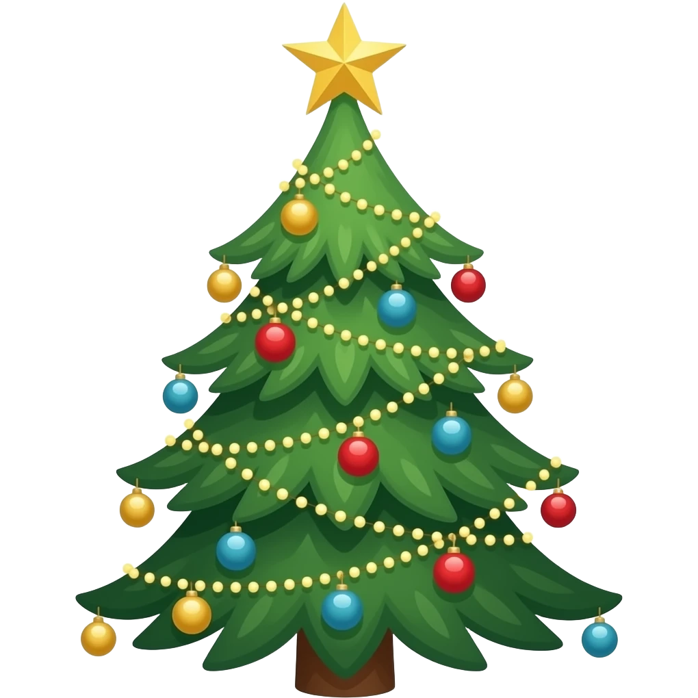 christmas tree emoji