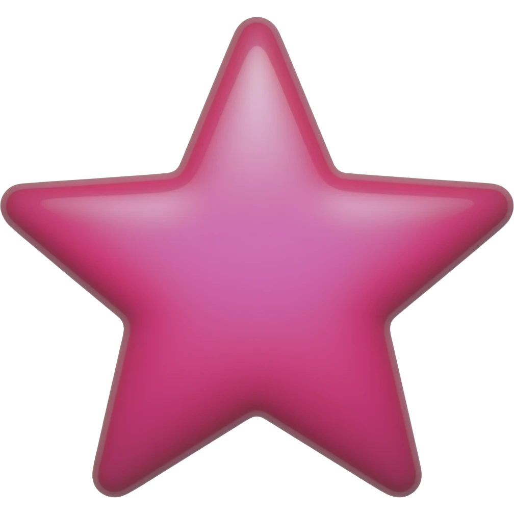 pink star emoji
