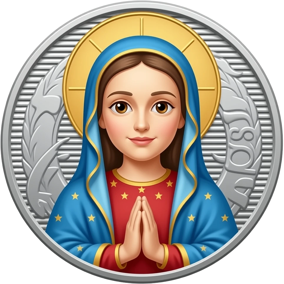 virgin marry with a polski sloty symbol emoji