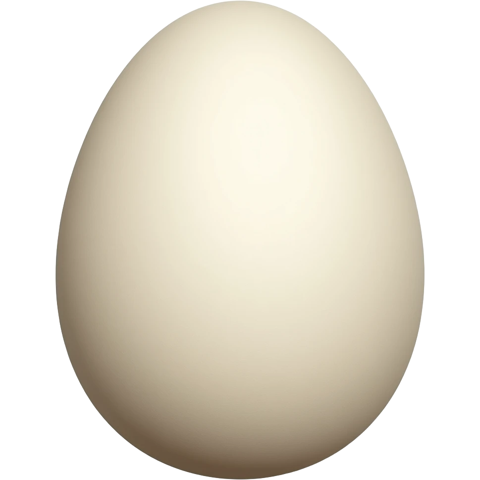 White egg emoji