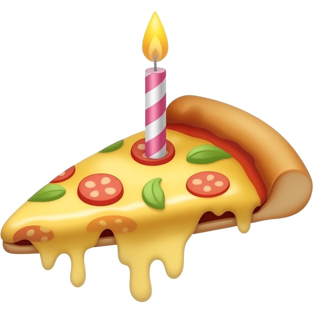 pizza birthday emoji