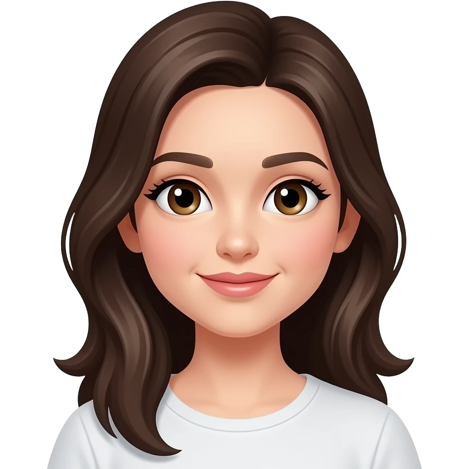 Aluring female with cutie eye emoji