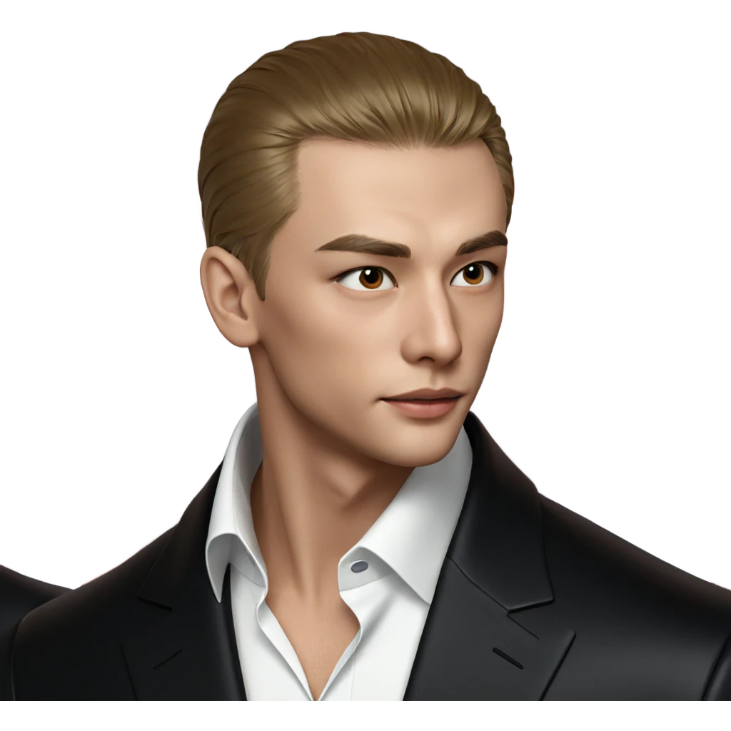 formal portrait of a male emoji