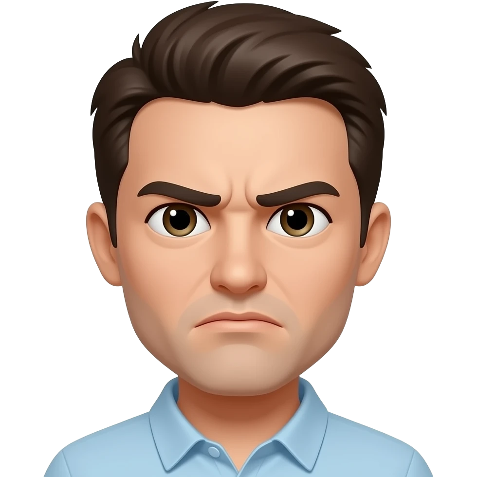 emojis Fruncir el seño emoji