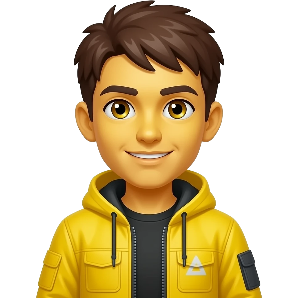 sulfur cube mob from minecraft as an 18 year old teenager human emoji