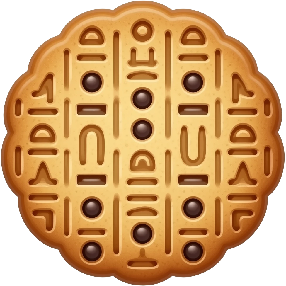 assyrian cookie emoji