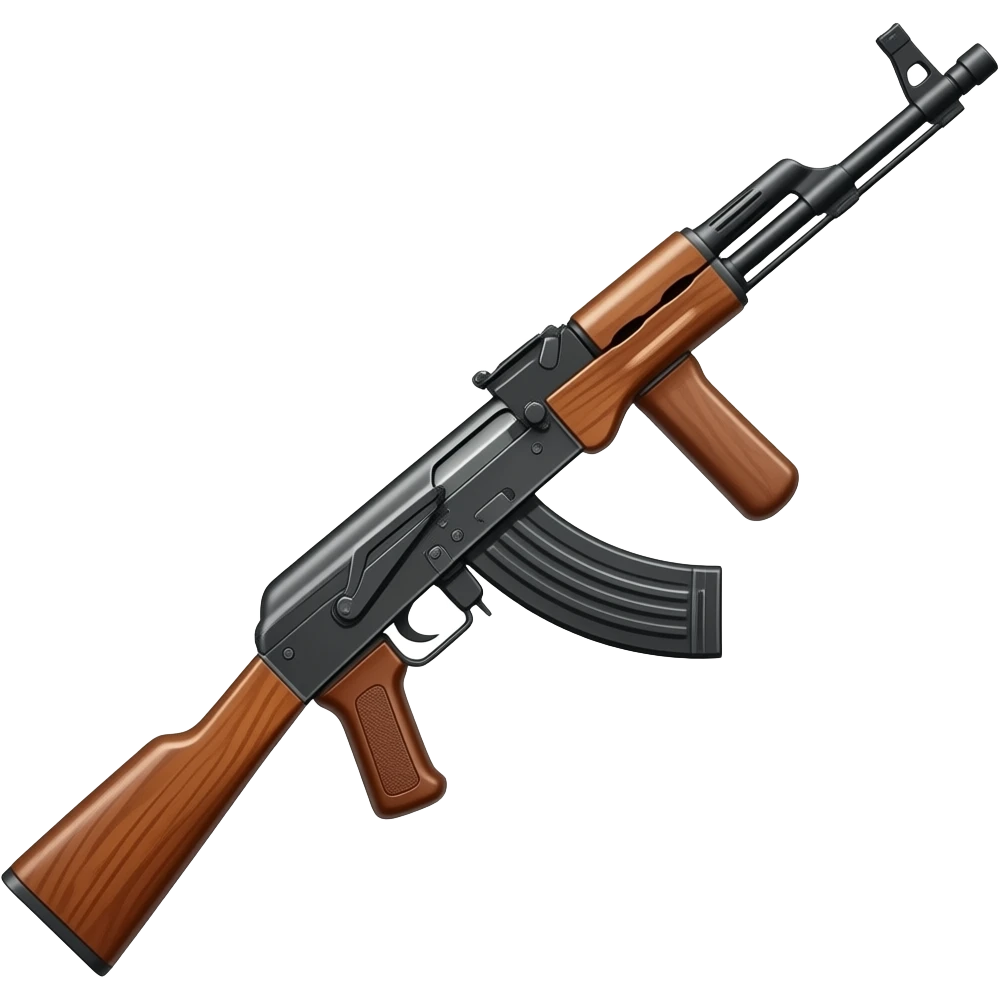 One AK 47 emoji